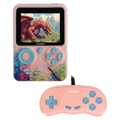 Consola Portátil NOGA Pocky-R5 8 Bits – 500 Juegos, Pantalla 3" y Batería Recargable