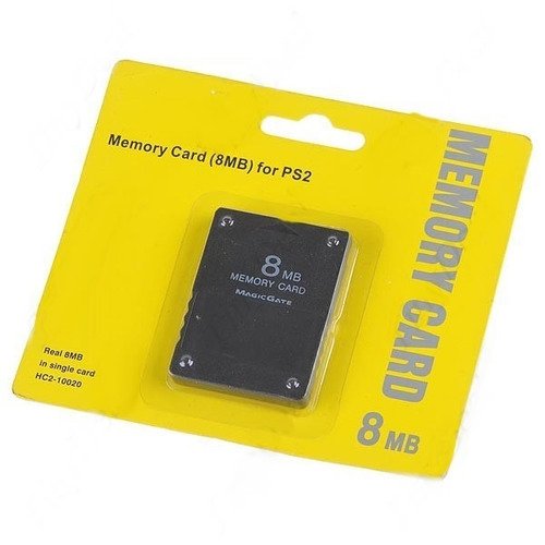 Memory Card para PS2 8MB - Tarjeta de Memoria PlayStation 2