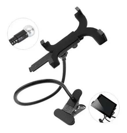 Soporte Pinza Universal para Tablet Dinax - Ajustable y Portátil
