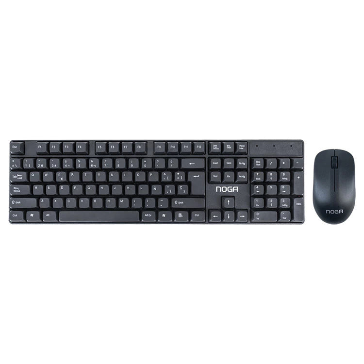 Combo Teclado y Mouse Inalámbrico NOGA S5550 – Kit para PC y Notebook