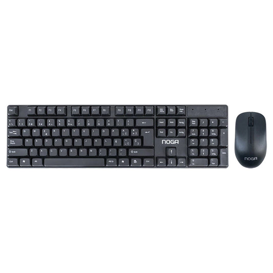 Combo Teclado y Mouse Inalámbrico NOGA S5550 – Kit para PC y Notebook