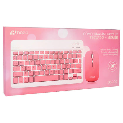 Combo Teclado y Mouse Inalámbrico NOGA Mini Slim S5900 – Compacto y Liviano
