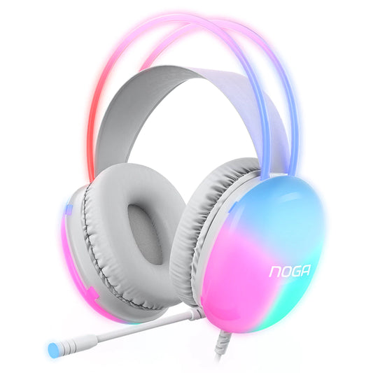 Auriculares Gamer Noga 705 Con Micrófono, Led Y Trrs