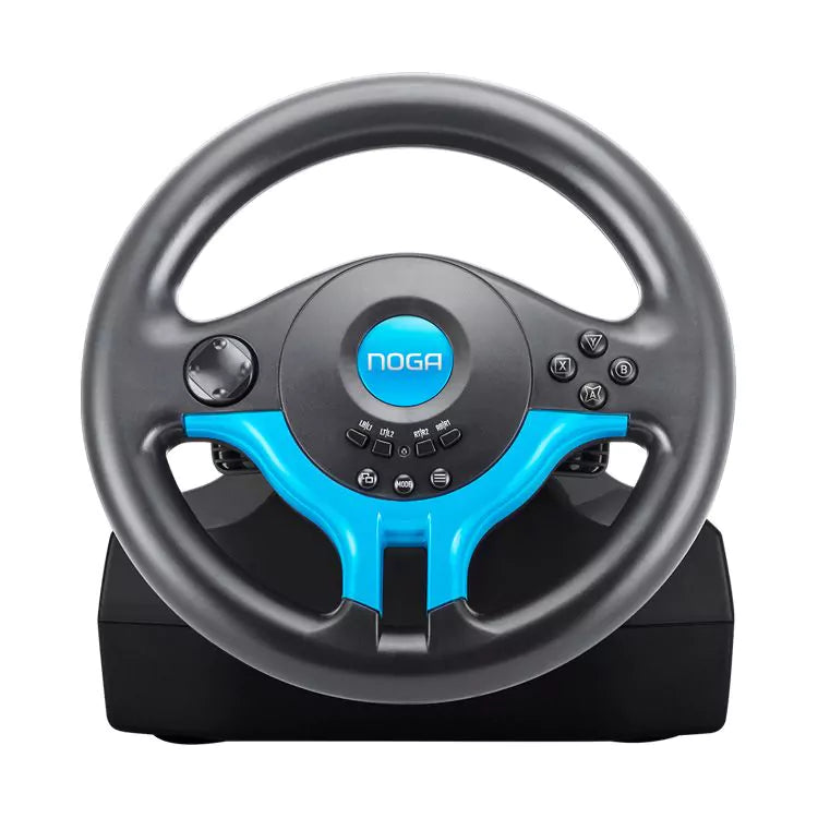 Volante Noga con Pedalera Giro 180° - Compatible PC PS3 PS4 Xbox One Switch