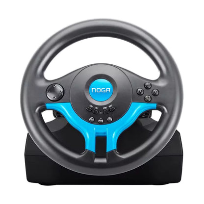 Volante Noga con Pedalera Giro 180° - Compatible PC PS3 PS4 Xbox One Switch