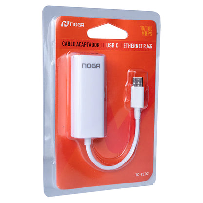Adaptador USB-C a Ethernet RJ45 Gigabit – Compatible Mac y Windows