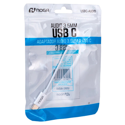 Adaptador Audio Noga USB-C a 3.5mm para Auriculares