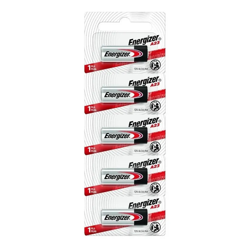 Pilas A23 Energizer Alcalinas 12V - Tira x5 Unidades