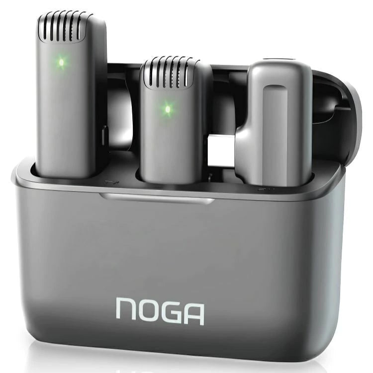 Micrófono NOGA NG-MI11S con Ficha C Doble y Base de Carga