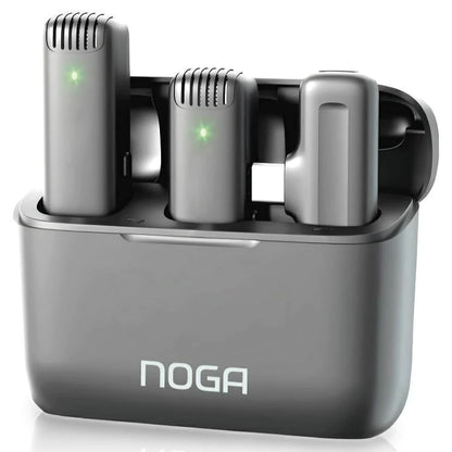 Micrófono NOGA NG-MI11S con Ficha C Doble y Base de Carga